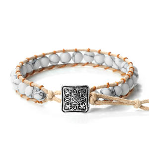 Bracelet en pierres semi-précieuses de 8 mm pour homme, cadeau de bijoux, yoga, méditation, perles d'œil de tigre, bracelet en pierre enveloppant - Product Image 2