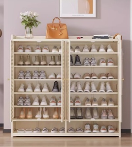 Zapatero de Bambú de Gran Capacidad, Moderno, a Prueba de Polvo, Impermeable, Ecológico, Multicapa, para Almacenamiento de Muebles del Hogar - Product Image 3