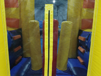 Mejor Precio en Alquiler de Juegos Inflables para Fiestas Infantiles y de Adultos, Accesorios para Parques Comerciales al Aire Libre, Combo de Casa Inflable con Tobogán
