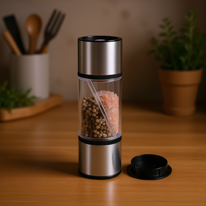 Molino de Sal y Especias MetalTex Duo 2 en 1 para Uso en la Cocina - Product Image 3