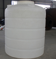 Réservoir d'eau en plastique de 1000 litres pour le traitement de l'eau avec système de filtration d'eau pure, usage commercial