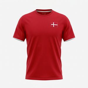 Maillot de football du Danemark en gros, respirant, design nordique, séchage rapide, pour tenue d'équipe - Product Image 1