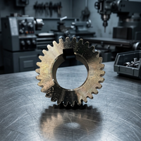 Plaque d'engrenage intermédiaire durable B avec conception en acier renforcé usinée par CNC pour un montage sécurisé des engrenages intermédiaires et une stabilité accrue du mécanisme