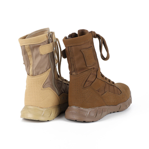 SF48 713 Men Tactical <b>Boot</b> <b>Brown</b> Nylon Outdoor Breathable All Seasons Hiking <b>Boot</b> - Product Image 6