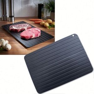 Plateau de décongélation rapide Quick Thaw Master, portable, écologique, en aluminium, pour aliments congelés, viande, fruits - Cuisine - Product Image 1