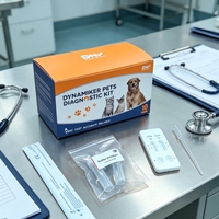 Prueba Rápida Combinada de Antígeno del Virus de la Leucemia Felina (FeLV) y Anticuerpos del Virus de la Inmunodeficiencia Felina (FIV) para Gatos, Certificación CE, 5-10 Minutos