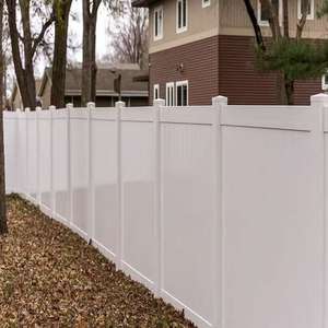 Panneaux de clôture d'intimité classiques blancs de 6 pieds, panneaux de clôture en vinyle PVC 6x8 et poteau, clôture en plastique PVC pour jardin, maison, mur d'intimité pour l'extérieur - Product Image 6