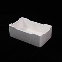 Saggar de coupe en Corindon-Mullite Réfractaire à Performance Supérieure pour Cuisson Céramique de Précision, Résistance aux Hautes Températures 1600°C
