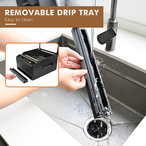 Scelleuse sous vide à chambre -98 kPa avec grande chambre de 6 L pour viandes, soupes, liquides - Scelleuses alimentaires sous vide automatiques pour usage domestique et commercial - Product Image 4