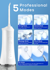 OEM BSCI 승인 5 가지 모드 치과 용 물 무선 IPX7 압력 센서 여행 사용 DIY 모드와 대형 290ml 물 용량 - Product Image 5