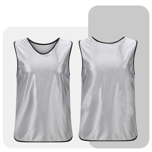 Chalecos de Fútbol Transpirables de Malla, Personalizados, para Entrenamiento, con Impresión por Transferencia de Calor, 100% Poliéster, para Equipos - Product Image 3