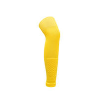 Jambières de compression élastiques à manches longues pour hommes Protège-tibias de football Chaussettes de mollet pour l'entraînement sportif Protection des jambes