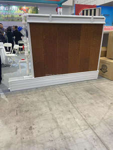 Nueva almohadilla de enfriamiento de marco de PVC con gran tanque de agua pared circulación interna cortina húmeda fregadero de plástico profundo para cría de aves de corral - Product Image 2