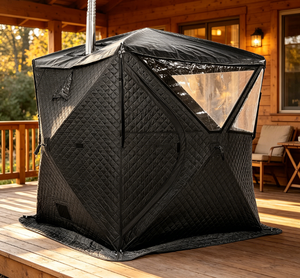 Sauna de Vapor Portátil Vanace para 4 Personas, Plegable, con Vaporizador de 2L para Uso en Interiores - Product Image 1