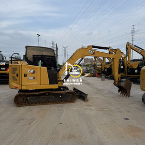Mini-excavatrice Caterpillar CAT306 utilisée de 6 tonnes avec composants d'engrenage de roulement de pompe Machines de terrassement - Product Image 5
