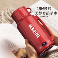 Bouilloire à eau portable pour la maison et les voyages, avec isolation intégrée et grande capacité, tasse intelligente