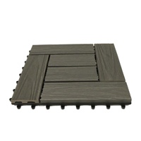 Installation facile carreaux composites de terrasse de jardin de patio à emboîtement étanche carreaux de clic de jardin bricolage