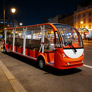 Durable Extended Electric Sightseeing Shuttle For <b>Town</b> And Botanical <b>Garden</b> Sightseeing - Product Image 3