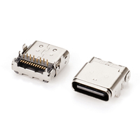 Conector USB 3.1 Hembra de 24 Pines DIP+SMT, Receptáculo USB C Integrado para PCB, Conector de Soldadura para Carga Rápida, MUP Más Popular