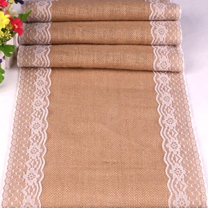 Décorations <span class=keywords><strong>de</strong></span> mariage rustiques en <span class=keywords><strong>dentelle</strong></span>, centre <span class=keywords><strong>de</strong></span> <span class=keywords><strong>table</strong></span>, <span class=keywords><strong>chemin</strong></span> <span class=keywords><strong>de</strong></span> <span class=keywords><strong>table</strong></span> en toile <span class=keywords><strong>de</strong></span> jute - Product Image 3