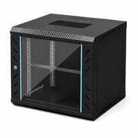Armoire de serveur 12U 600x600x600mm sur pied en acier laminé à froid pour bureau et centre de données