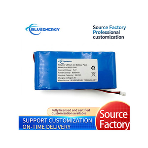 Batería de iones de litio cilíndrica recargable personalizable de 3,7 V, 7,2 V, 7,4 V, 3500 mAh, 18650‑2S para dispositivos médicos y equipos portátiles - Product Image 1