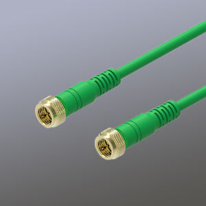 F-tipo de conectores macho RG6 chapado en oro Compatible <span class=keywords><strong>Cable</strong></span> Coaxial con HDTV/VHS/satélite/receptores/ las antenas de <span class=keywords><strong>TV</strong></span> - Product Image 4