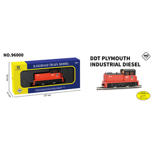 Locomotives de <span class=keywords><strong>Train</strong></span> Bloc Échelle HO 1:87, Maquette de Chemin de Fer, Fonctionnant sur Piles, Matériaux Métal Plastique <span class=keywords><strong>Bois</strong></span> PC, Jouets à Fente - Product Image 2