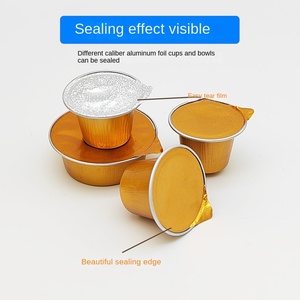 Máquina semiautomática de sellado térmico para té, tazas y botellas-Sellador eléctrico de tazas de plástico con película - Product Image 2