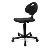 Chaise ergonomique ESD pour laboratoire, tabouret de sécurité, EPI, chaise de travail antistatique, chaise de protection ESD avec dossier, siège industriel avec mise à la terre