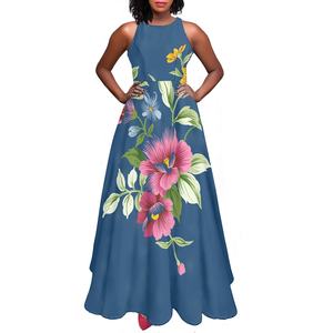 Robe de soirée de forme polynésienne, imprimé Totem, Hibiscus, vêtements pour femmes, mode fabricant chinois, robe de jour de <span class=keywords><strong>naissance</strong></span> - Product Image 1