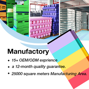 Nhà Máy Bán Đệm Xốp Tập Luyện PVC Không Độc Hại Gấp Ba Lần Màu Tím Hồng Thảm Tập Thể Dục Thể Thao Mềm Gấp Gọn - Product Image 6