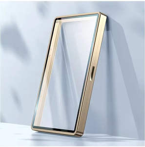 Estuche Popular de Aluminio para Tarjetas con Cubierta de Vidrio Templado y Protección UV para Exhibición de Tarjetas Deportivas - Product Image 1