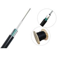 Cable óptico 1 2 3 KM Precio Blindado 4 6 8 12 Core Gyxtw SM MM G652D 657A Cable de fibra óptica