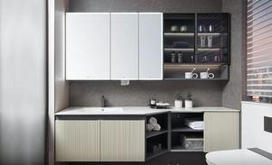Mueble <span class=keywords><strong>de</strong></span> <span class=keywords><strong>Baño</strong></span> Moderno Minimalista <span class=keywords><strong>de</strong></span> Melamina, Gabinete Flotante <span class=keywords><strong>de</strong></span> Pared con Lavabo y Grifo <span class=keywords><strong>para</strong></span> Apartamento y Hotel - Product Image 5