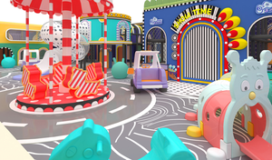 Nuevo Estilo de Equipo de Juegos de Plástico para Interiores, Comercial, para Niños, para el Hogar, la Escuela y Áreas de Juego en Centros Comerciales - Product Image 5