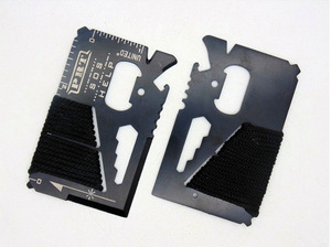 Personalizable OEM 14-en-1 Industrial/DIY Grado Exterior Multifuncional Tarjeta de Supervivencia Multiherramientas para Exterior DIY Cuchillo de Cuerda de Bolsillo - Product Image 5