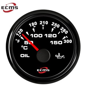 52mm(2 ") Car <span class=keywords><strong>Oil</strong></span> Temp Medidor de Temperatura Medidor Indicador 50-150 12V 24V - Product Image 5
