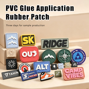 Patch in PVC Gommato 3D Personalizzate con Logo, Bussola da Montagna per Esterni, Patch Tattiche per Abbigliamento, Cappelli e Borse - Product Image 1