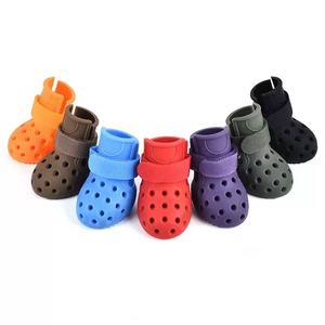 हल्के रंग पालतू कुत्ते आउटडोर खेल जूते कुत्तों के लिए सांस लेने योग्य सुरक्षात्मक पैर कवर - Product Image 2