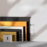 Perfil Decorativo de Metal para Paredes y Pisos, Protector de Bordes para Decoración de Esquinas de Hoteles