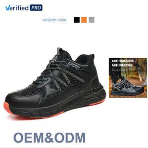 Calzado Deportivo <span class=keywords><strong>de</strong></span> Media <span class=keywords><strong>Caña</strong></span> para Hombre, Invierno 2025, con Puntera <span class=keywords><strong>de</strong></span> Acero, Lona Transpirable, Protección para Trabajo en Fábrica, Anti-Aplastamiento y Anti-Pinchazos - Product Image 1