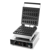 Vente en gros 220V Mickey Formes Lolly Gaufrier/Bâton de gaufre Machine commerciale pour chien de maïs