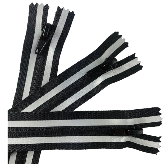 Прямая продажа с завода, съемник с автоматическим замком, спортивная одежда, отражающая нейлоновая молния