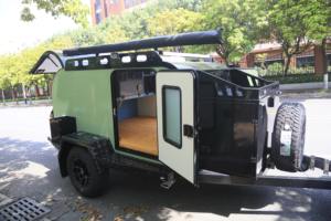 2025 Kinlife aérodynamique Design Compact larme camping-car remorque Mini tente sur le toit cuisine vente chaude pour l'aventure en famille - Product Image 2