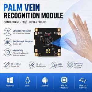 กล้องถ่ายภาพเส้นเลือดฝ่ามือ Corevein Connect CV-M100 พร้อมไมโครคอนโทรลเลอร์/โมดูลควบคุมการเข้าออก รองรับโลโก้สั่งทำ ไดรฟ์ USB พร้อม SDK แบบเปิด - Product Image 4
