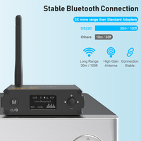 Receptor Bluetooth 5.1 de Alta Resolución Lavaudio con 7 Modos de Ecualización, Decodificador de Audio HiFi DAC, Adaptador de Audio Inalámbrico, Amplificador para Altavoces