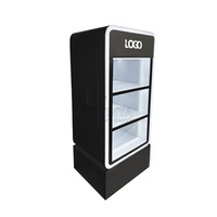 Vitrine Commerciale OEM ODM pour Cigarettes et Tabac à Chiquer avec Éclairage LED, Présentoir de Vente au Détail à 3 Niveaux avec Poussoirs