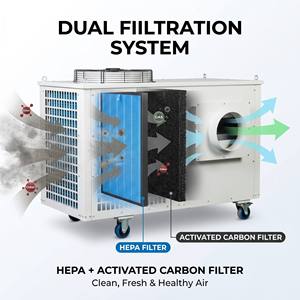 Aire Acondicionado Portátil Industrial con Inversor de Corriente Continua, 20 Toneladas, 29KW, Ahorro de Energía, Control Remoto, Motor para Salón de Bodas, Carpa para Eventos - Product Image 2