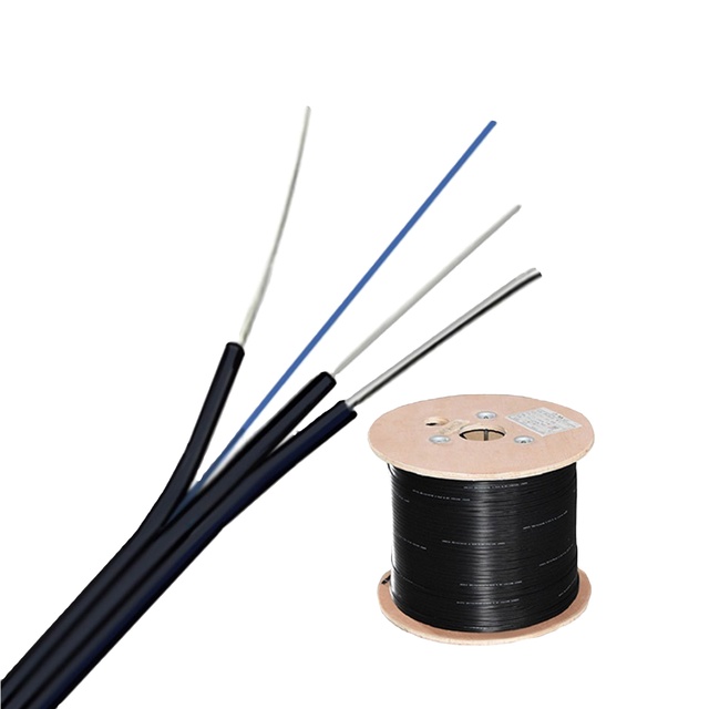 High Quality Outdoor Optic Fiber Cable 2/4/6/8/12/16/24 Core PVC APT Black/White 5 Years Warranty for SC LC Cable Communication